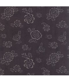 Moda Fabrics Black Tie Affair, Tessuto Nero con Fiori Chiari Moda Fabrics - 1