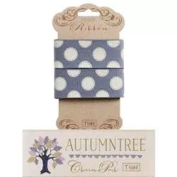 Tilda ribbon, Nastro 30 mm Sewn spot Blue Autumntree Tilda Fabrics - 1