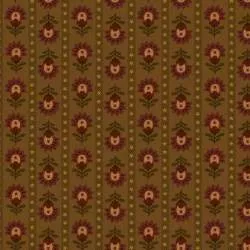 Henry Glass Idaho Prairie Star by Kim Diehl Collection, Tessuto Marrone Motivo Carta da Parati a Righe