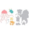 Thinlits Die Set 5PK Under the Sea by Olivia Rose
