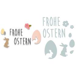 Thinlits Die Set 9PK Frohe Ostern (English: Happy Easter)