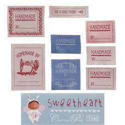 Tilda Quilt labels Sweetheart (etichette) 8pz Tilda Fabrics - 1