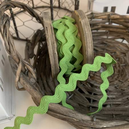 Rick Rack Colore Verde Altezza 10 mm