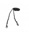 Catena per borse nera con moschettoni - 3.6 mm