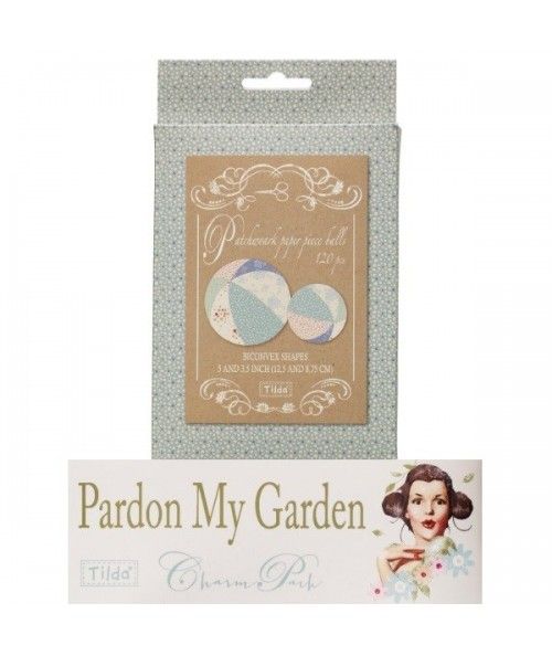 Tilda Paper Piecing - Sfere a Spicchi, Pardon my Garden 120 pz