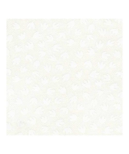Basic Palette, Tessuto Bianco con Fiori e Pois Tono su Tono Stim Italia srl - 1