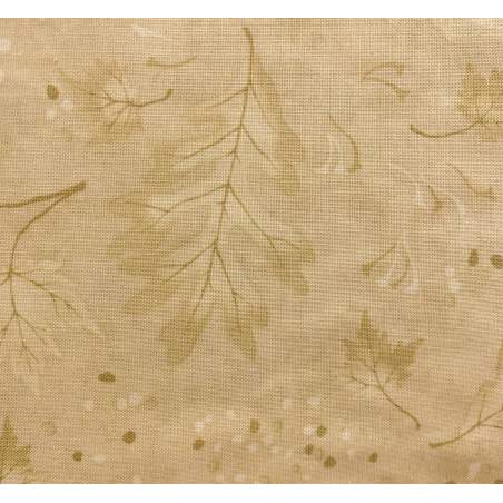 Moda Fabrics Trail's End by Holly Taylor, Tessuto Beige con Foglie Moda Fabrics - 1