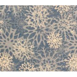 Wilmington Prints Cool Character by Robin Betterley, Tessuto Azzurro con Fiocchi di Neve Bianchi Wilmington Prints - 1