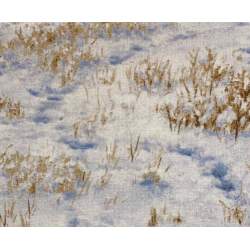 South Sea Import Winter Enchantment by Claire Goldrick, Tessuto Bianco con Paesaggio Invernale South Sea Import - 1