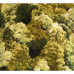 P&B Textiles Countryscapes, Tessuto Verde con Alberi