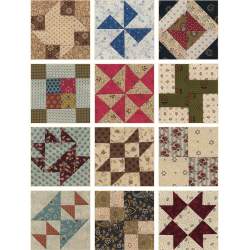 Schoolgirl Sampler - 72 Simple 4'' Blocks and 7 Charming Quilts by Kathleen Tracy - Martingale Martingale - 10