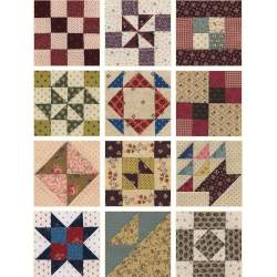 Schoolgirl Sampler - 72 Simple 4'' Blocks and 7 Charming Quilts by Kathleen Tracy - Martingale Martingale - 12