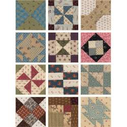 Schoolgirl Sampler - 72 Simple 4'' Blocks and 7 Charming Quilts by Kathleen Tracy - Martingale Martingale - 15
