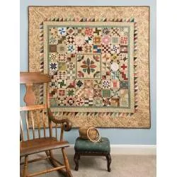 Kit di Tessuti per il Quilt del libro Schoolgirl Sampler