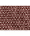 Tessuto Giapponese, Tessuto Rosso con Disegno Geometrico