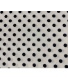 Diamond Textiles, Tessuto Bianco con Pois Neri Diamond Textiles - 1
