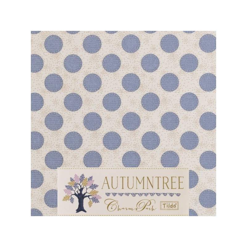 Tilda 110 Sewn Spot Dove White Autumntree Tilda Fabrics - 1