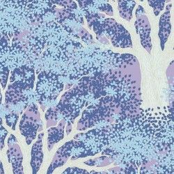 Tilda Woodland Juniper, Tessuto Blu con Alberi di Ginepro Tilda Fabrics - 1