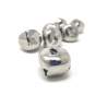 5 Campanelli Argentati da 25 mm - Jingle Argento