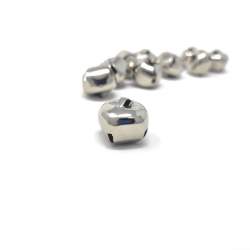 5 Campanelli Argentati da 15 mm - Jingle Argento