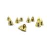 10 Campanelle Dorate da 19 mm - Jingle Bells Oro