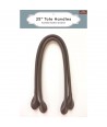 25" Tote Handles in Dark Brown