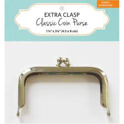 Silver Classic Coin Purse Extra Clasp Zakka Workshop - 1