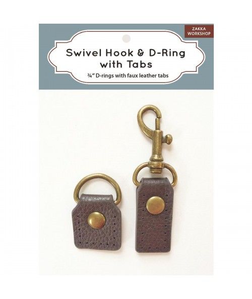 Swivel Hook & D-Ring with Tabs Zakka Workshop - 1