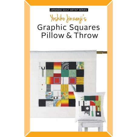 Yoshiko Jinzenji’s Graphic Squares Pillow & Throw