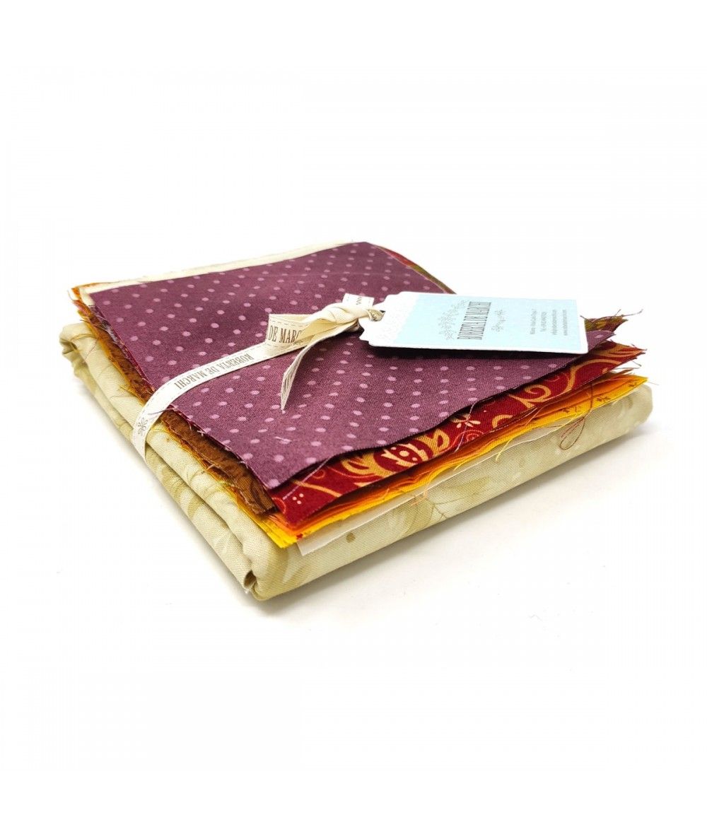 Kit di tessuti per Country Starlight da The Big Book of Star Studded Quilts Roberta De Marchi - 1