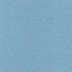 Robert Kaufman, Essex Yarn Dyed Homespun - Delft, Tessuto Misto Cotone e Lino Tinto in Filo, color Azzurro Robert Kaufman - 1