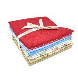Bundle Mariarita, 9 Fat Quarter 50 x 55 cm Multicolore