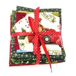Kit Pannello Patchwork Albero di Natale | Kit di tessuti con Cartamodello Roberta De Marchi - 3