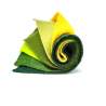 Rotolino di Feltro 1 mm, 6 pezzi 25 x 30 cm - Sushi Roll Lime