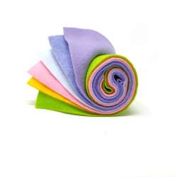 Rotolino di Feltro 1 mm, 6 pezzi 25 x 30 cm - Sushi Roll Primavera