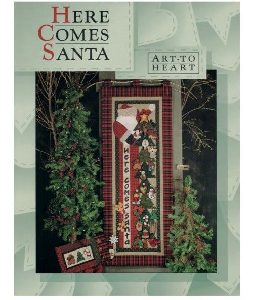 Art to Heart, Here Comes Santa by Nancy Halvorsen Art to Heart - 1