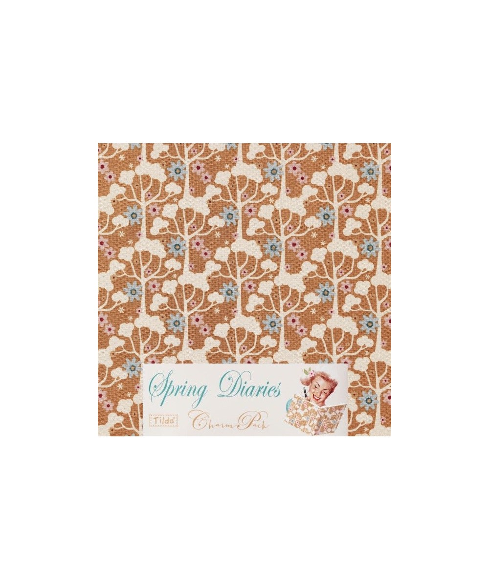 Tilda 110 Wildgarden Honey Yellow Spring Diaries Tilda Fabrics - 1