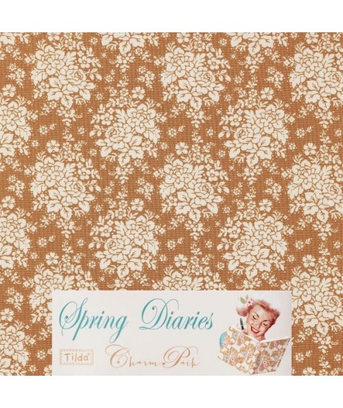 Tilda 110 Audrey Honey Yellow Spring Diaries Tilda Fabrics - 1