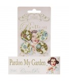 Tilda fabric buttons 25 mm, 4 pz Pardon my Gardens Tilda Fabrics - 1