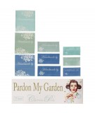 Tilda Quilt labels Pardon my Garden (etichette) 8pz Tilda Fabrics - 1