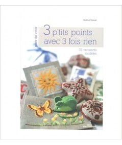 3 P'tits Points Avec 3 Fois Rien di Martine Rigeade Ed. Carpentier - 1