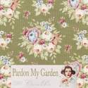 Tilda 110 Ahlia Teal Pardon my Garden Tilda Fabrics - 1