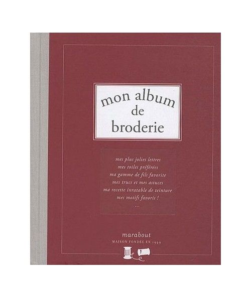 Marabout - Mon album de Broderie di Carole de Hugo Marabout - 1