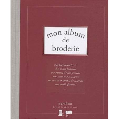 Marabout - Mon album de Broderie di Carole de Hugo