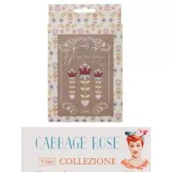 Tilda Paper Piecing - Fiori di Arte Popolare, Cabbage Rose Tilda Fabrics - 1