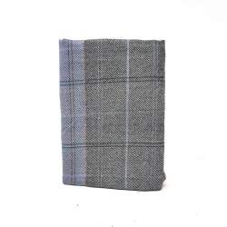 Panno di Lana Pettinata Secca, Blu 3 - Fat Quarter 50 x 55 cm