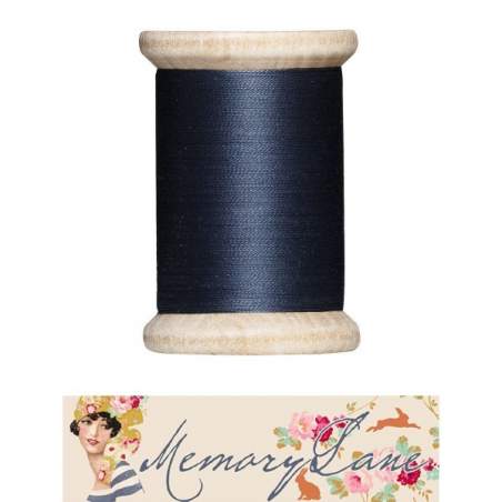 Tilda sewing thread 400 mt dark blue Memory Lane Tilda Fabrics - 1