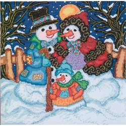 Janlynn, Snow Family, Kit Punto Croce Janlynn - 1