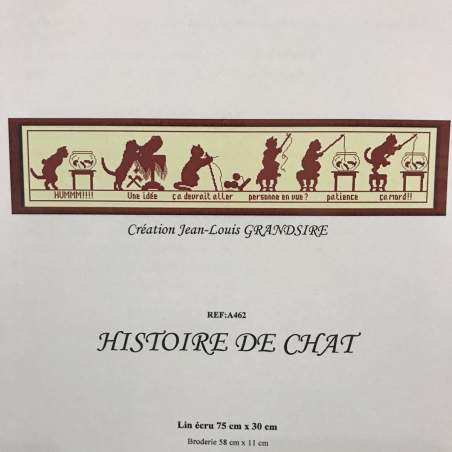 Anagram Diffusion, Histoire de Chat, Kit Punto Croce