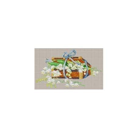 Anagram Diffusion, Panier Muguet, Kit Punto Croce